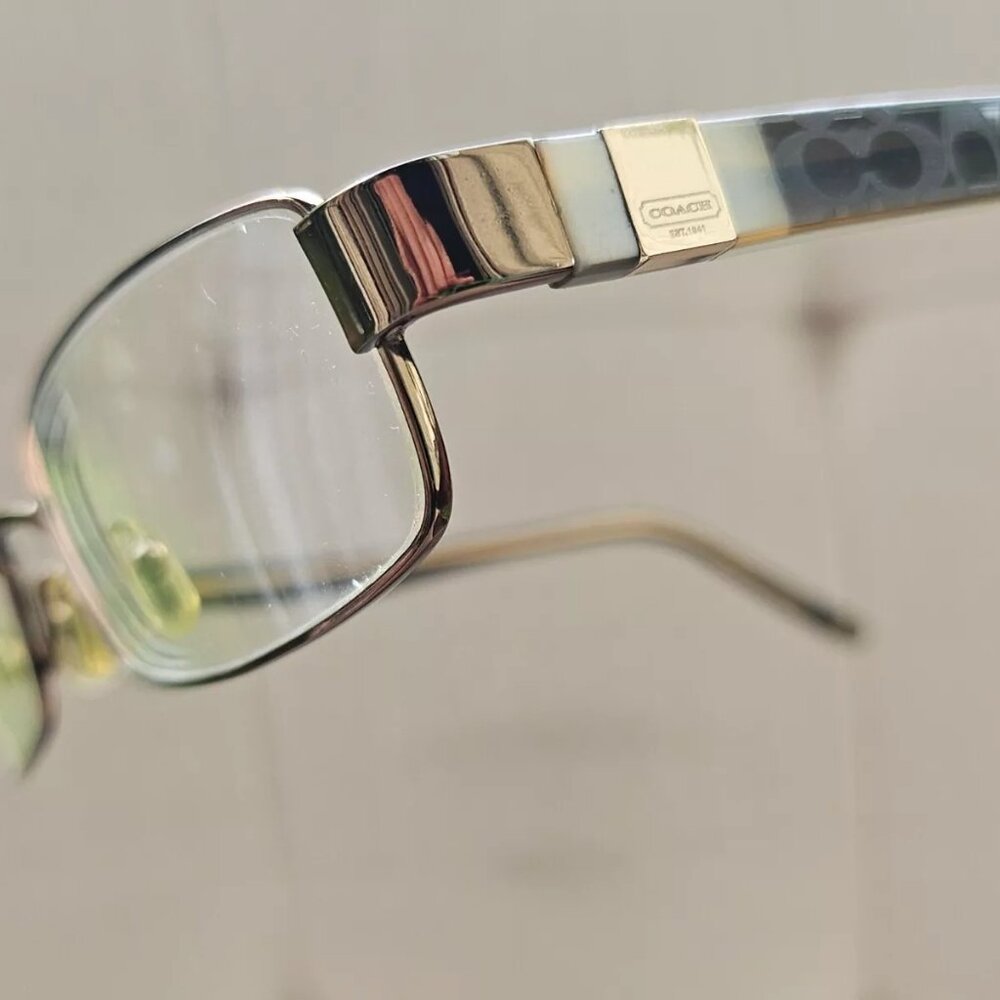Coach New York Women Glasses Frame Bronze Tone Eyeglasses 52[]16 135 - Picture 2 of 11
